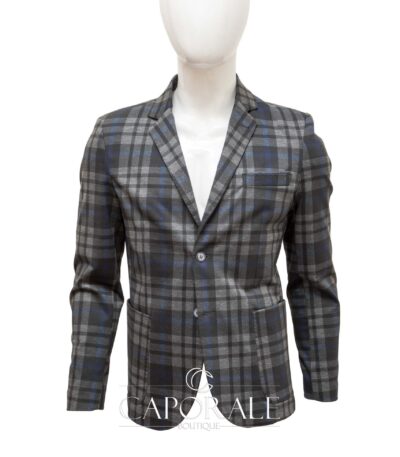 Giacca Made in italy Blu/marrone