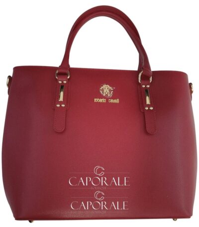 Borsa Roberto Cavalli Bordeaux/Nera