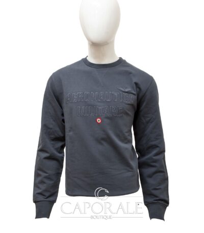 Felpa Aeronautica militare blu/grigio