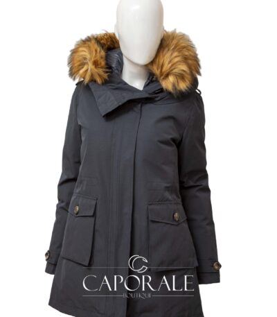 Giubbotto donna Blugayà scarlett blu/nero