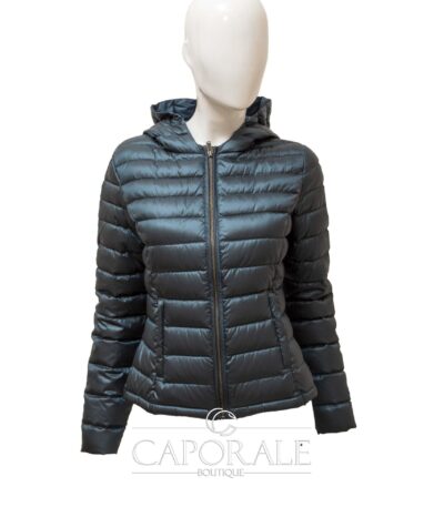 Giubbino donna Bomboogie JW542BT blu petrolio