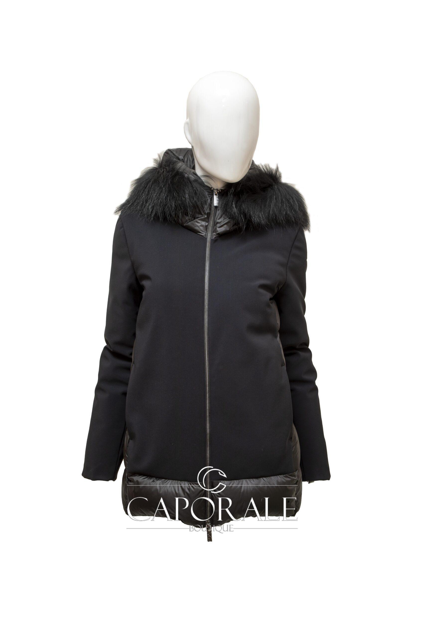 Giubbino donna RRD W19533FT nero/blu