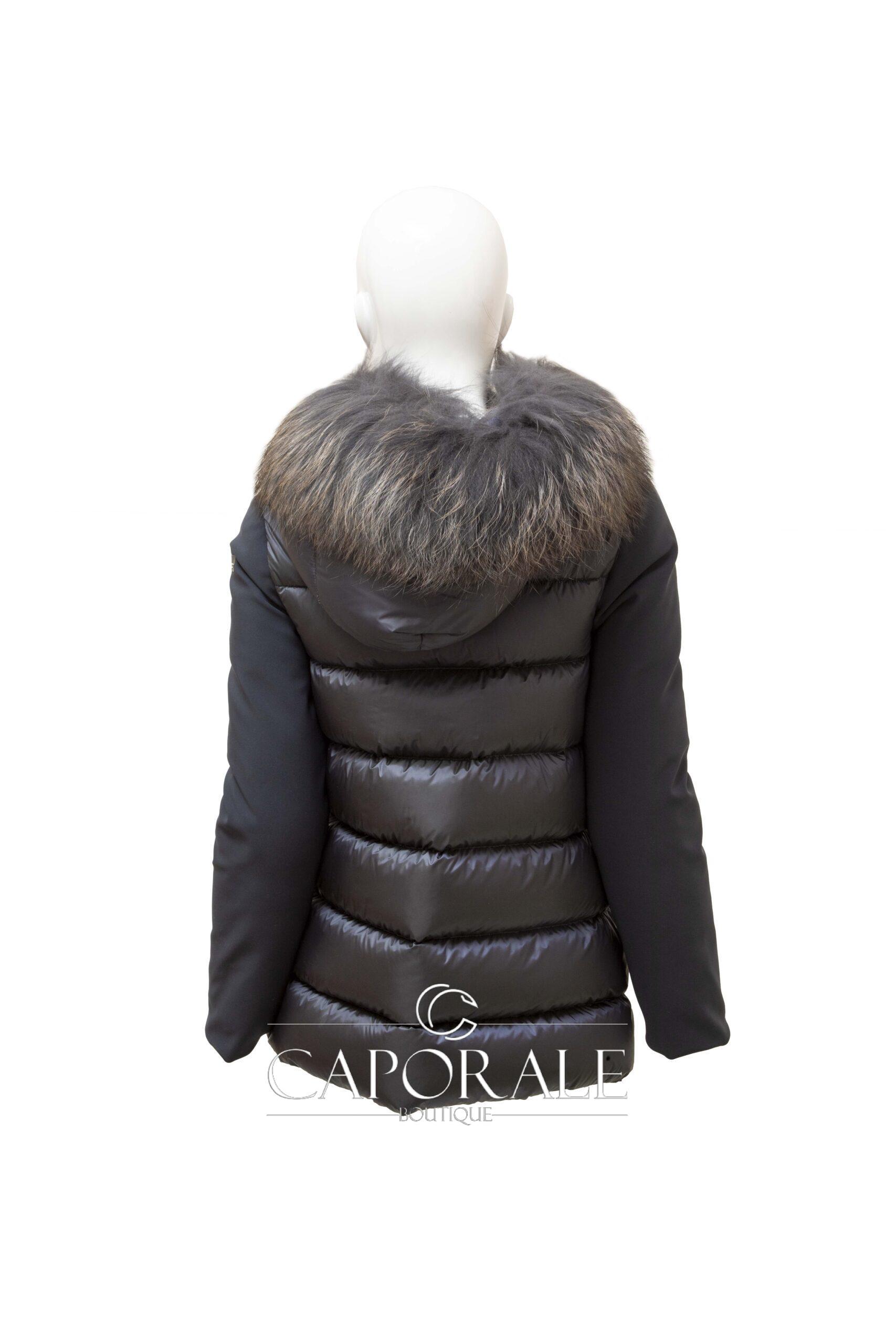 Giubbino donna RRD W19533FT nero/blu