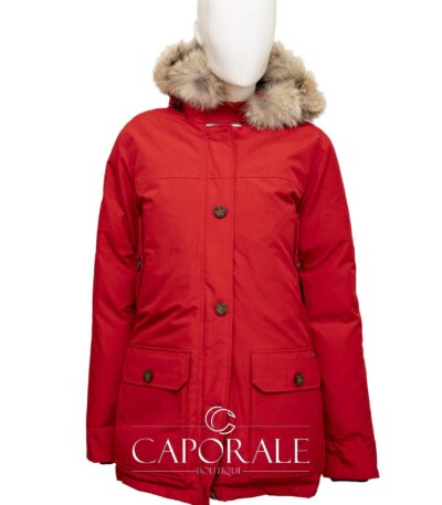 Giubbotto donna Woolrich Arctic parka rosso
