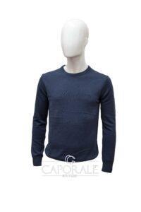 Maglione lana Roberto Cavalli HSM616 blu