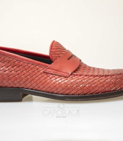Mocassino Made in Italy rosso/blu