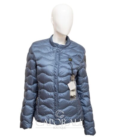 Piumino donna Blauer 18SBLDC03187 004938 celeste