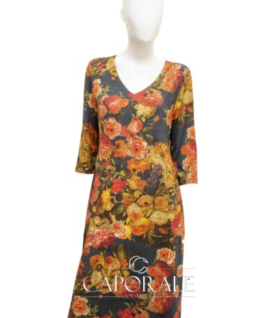 Abito donna Le fate LF0901A fantasia fiori