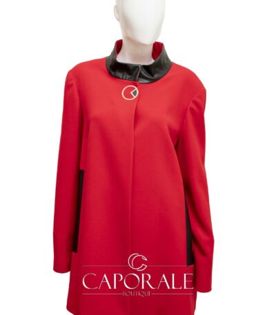 Cappotto donna Cannella 108200 taglia conformata rosso