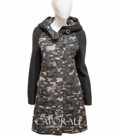 Cappotto donna Enrico Coveri M492 nero