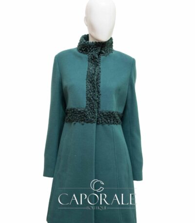 Cappotto donna Romi-hò E1360 verde