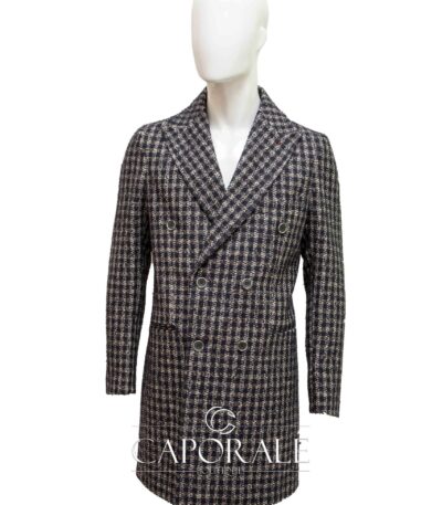 Cappotto uomo doppio petto Mulish CP724Q blu