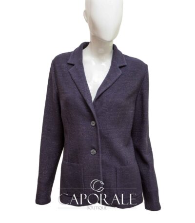 Giacca donna Riva Tricot blu