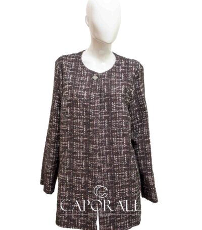 Giacca lunga donna Blutime fashion 6RK58F0662901 bordeaux