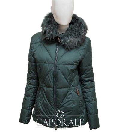 Giubbotto donna Made in Italy 5439 verde