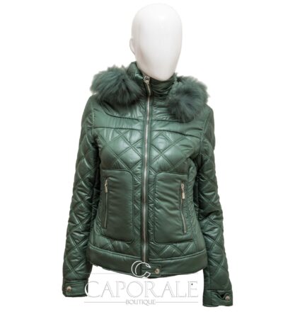 Piumino donna Datch B9W5609 verde