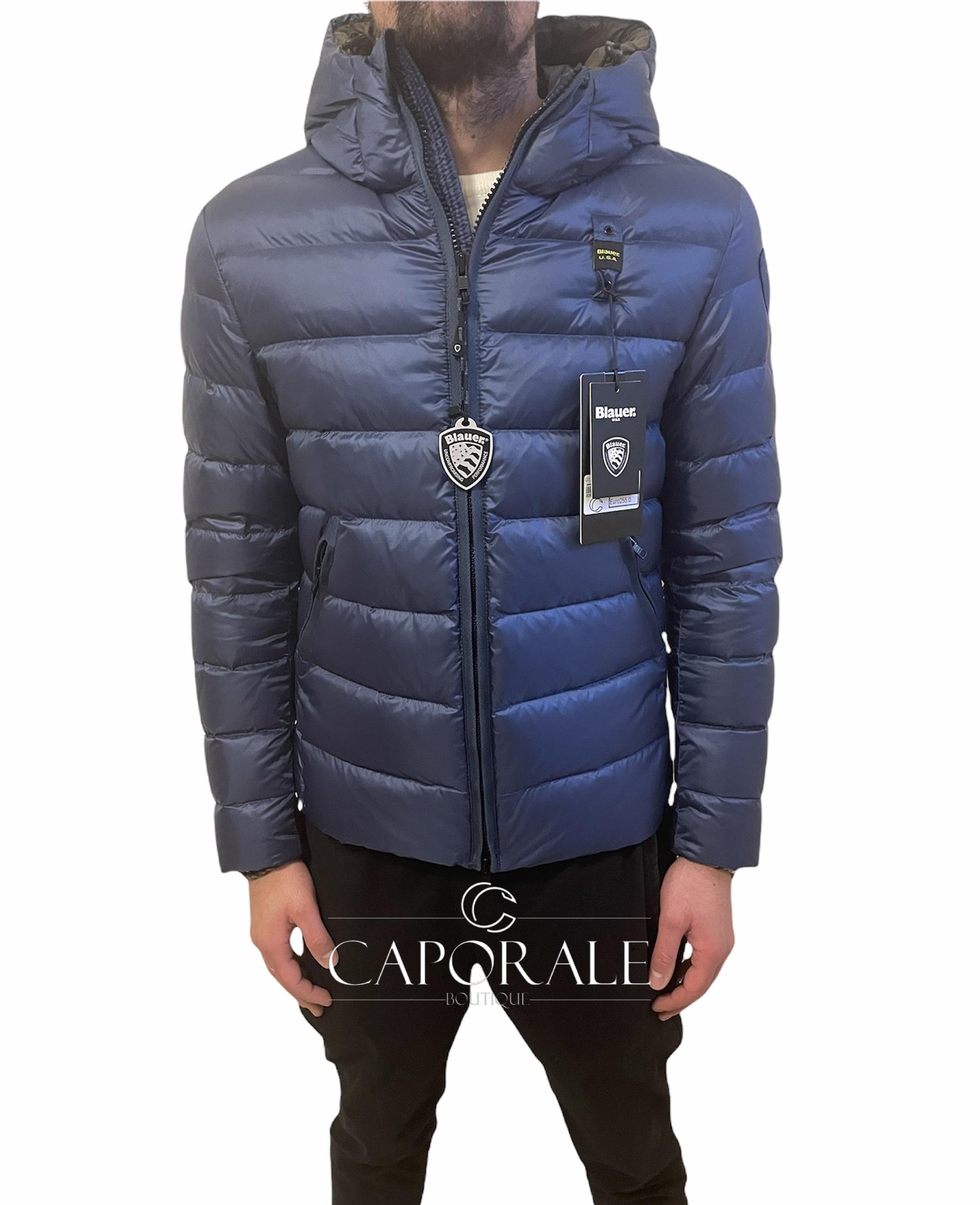 Piumino uomo Blauer 20WBLUC03096 005772 blu/nero