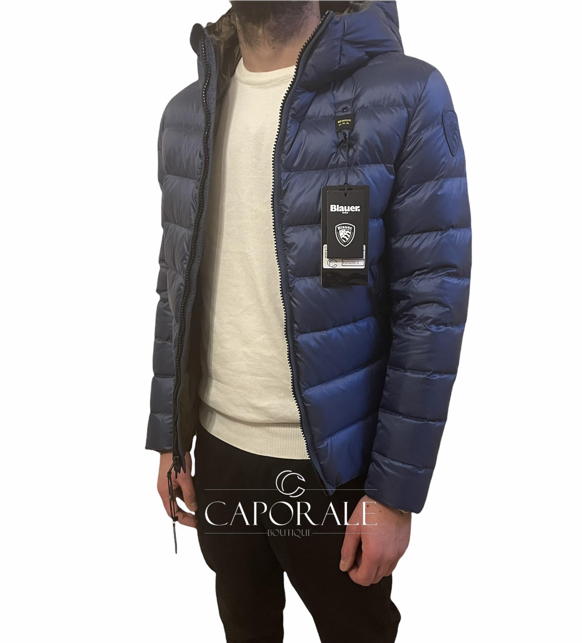 Piumino uomo Blauer 20WBLUC03096 005772 blu/nero