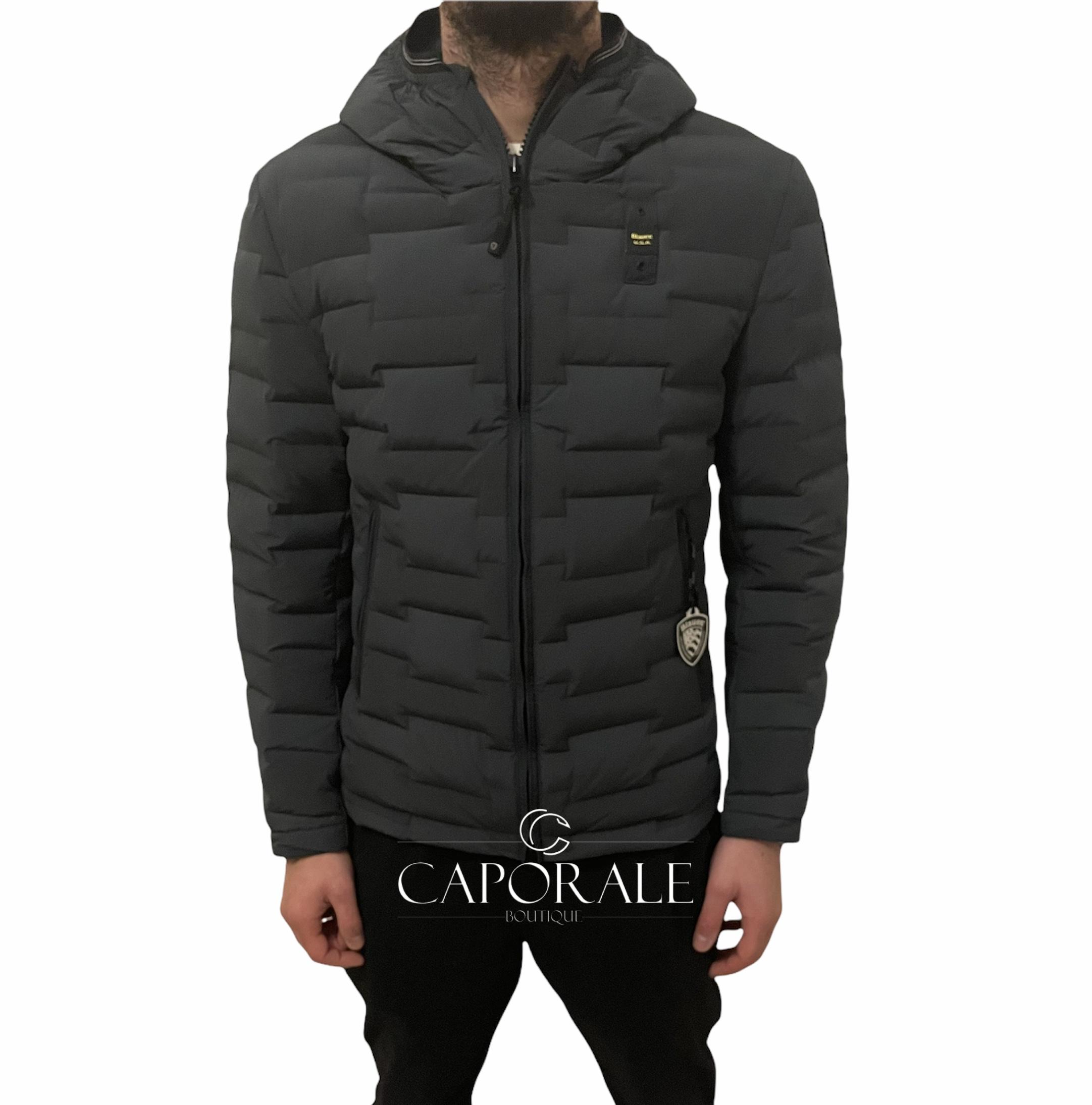 Piumino uomo Blauer 20WBLUC03164 005784 rosso/grigio