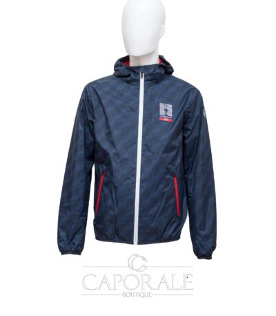 Giubbino AC36 BY PRADA San Francisco jacket blu/bianco