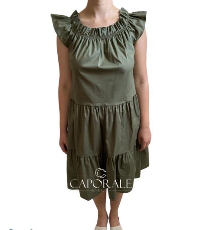 Abito Donna Blooma Fashion Verde/Marrone/Nero