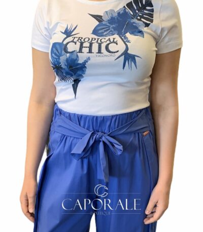 Pantalone Donna Vicomoro Blu cobalto