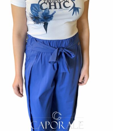 Pantalone Donna Vicomoro Blu cobalto