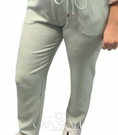 Pantalone Donna Vicomoro Verde Acqua