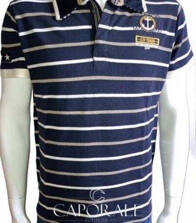 Polo Uomo Armata di Mare Jersey Blu Notte