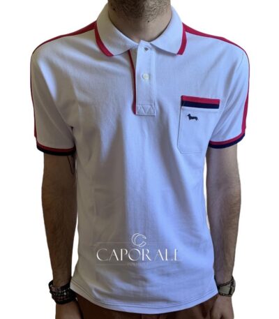 Polo Uomo Harmont & Blaine Sealine Bianco/ Fantasia