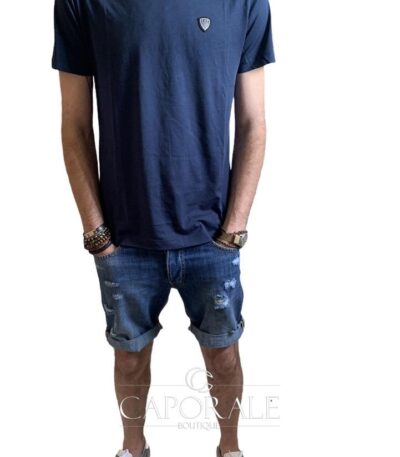 Polo Uomo Just Cavalli Blu/Bianco S03GC0150