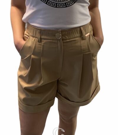 Shorts Donna Vicomoro Tabacco