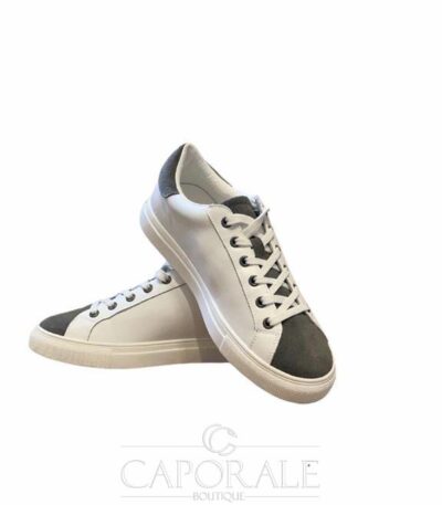 Sneakers uomo Tru-Trussardi bianco verde platform casual