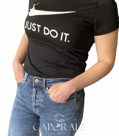 T-Shirt Donna AC36 By Prada Rosso/Nero