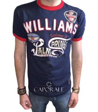 T-Shirt Uomo Williams Wilson Finder Blu