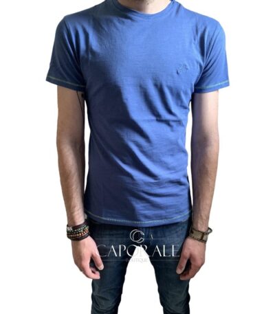 T-Shirt Uomo Yes-Zee Rosso/Giallo/Blu