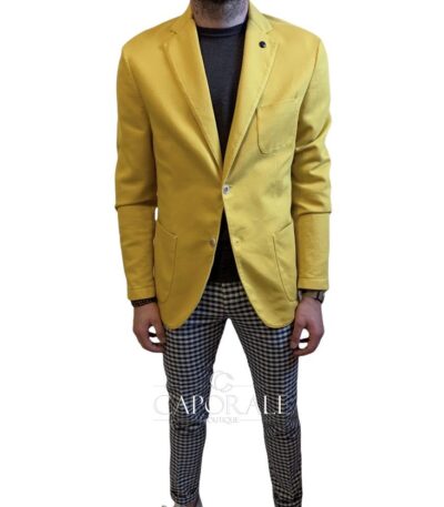 Giacca Uomo Harmont & Blaine 52601307 Giallo/ Blu/ Rosso