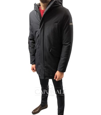 Cappotto Uomo Les Copains 192T02013 Blu/Nero