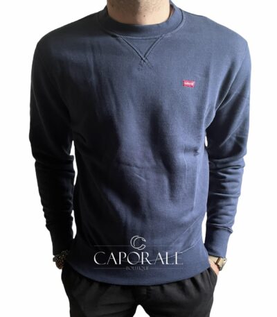 Felpa Levi's Blu/Nero/Bianco 35909