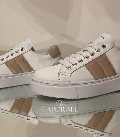 Sneakers Donna Exton Bianco/Cipria