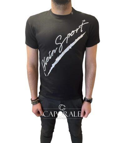 T-Shirt Uomo Philipp Plein Sport Tips 122 Nero