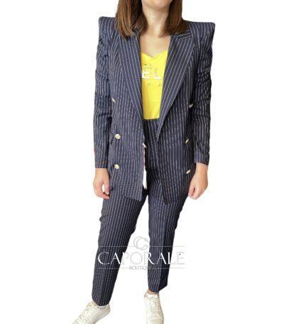 Tailleur Donna Made in Italy Blu