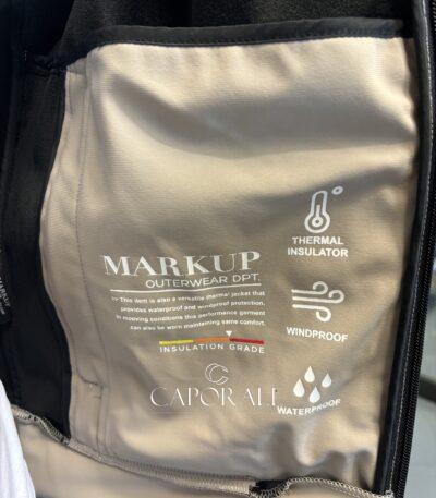 Giubbino uomo nero Markup MK794017