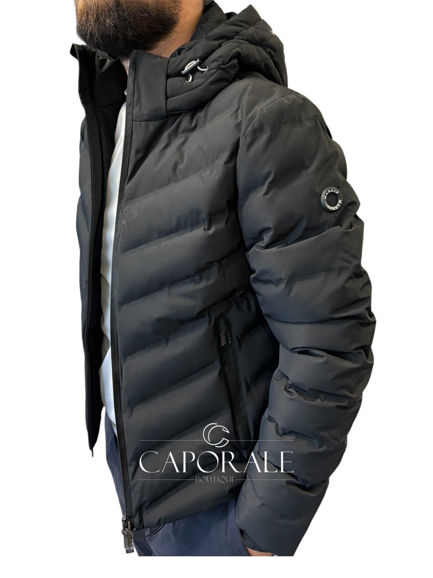 Giubbino uomo nero Markup MK794017