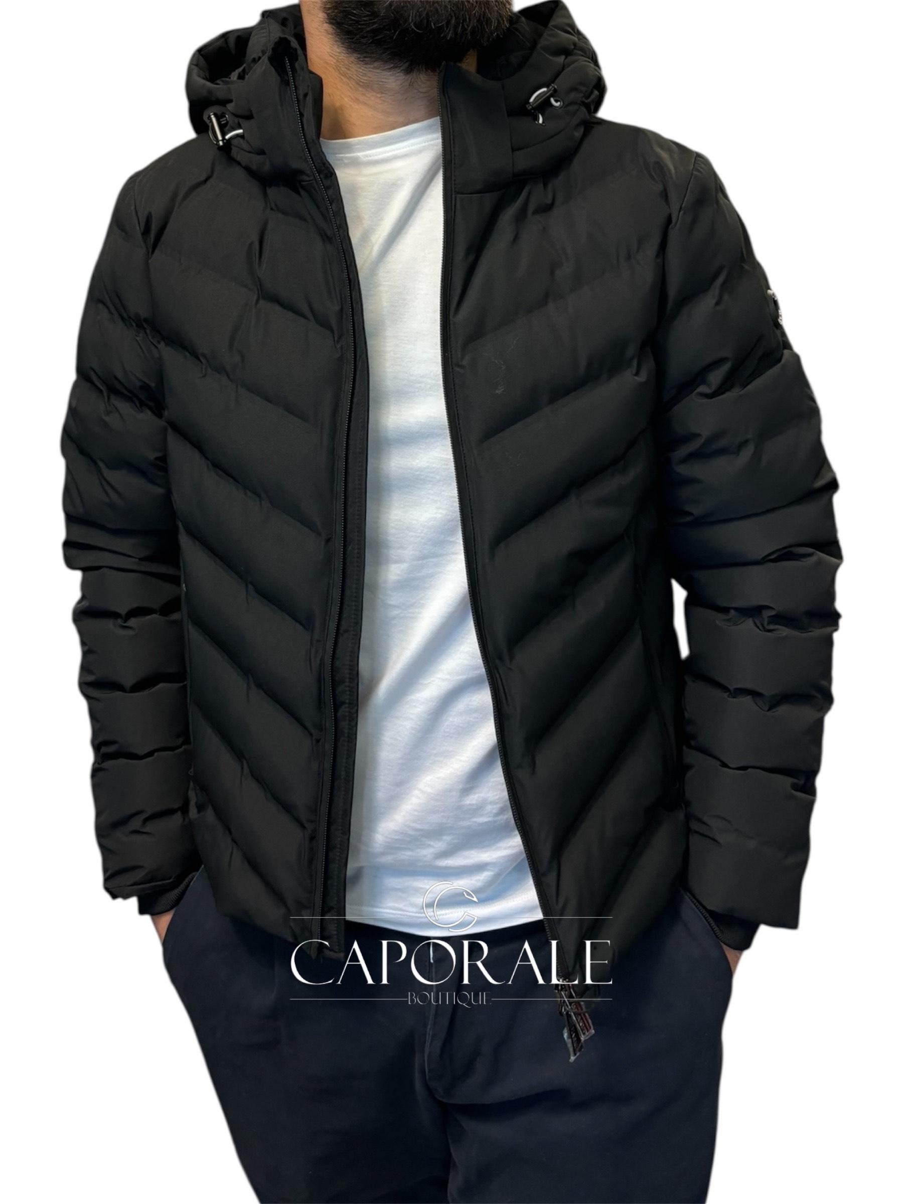 Giubbino uomo nero Markup MK794017