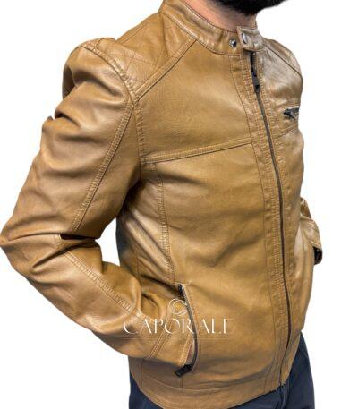 Giubbino in ecopelle nera – Markup